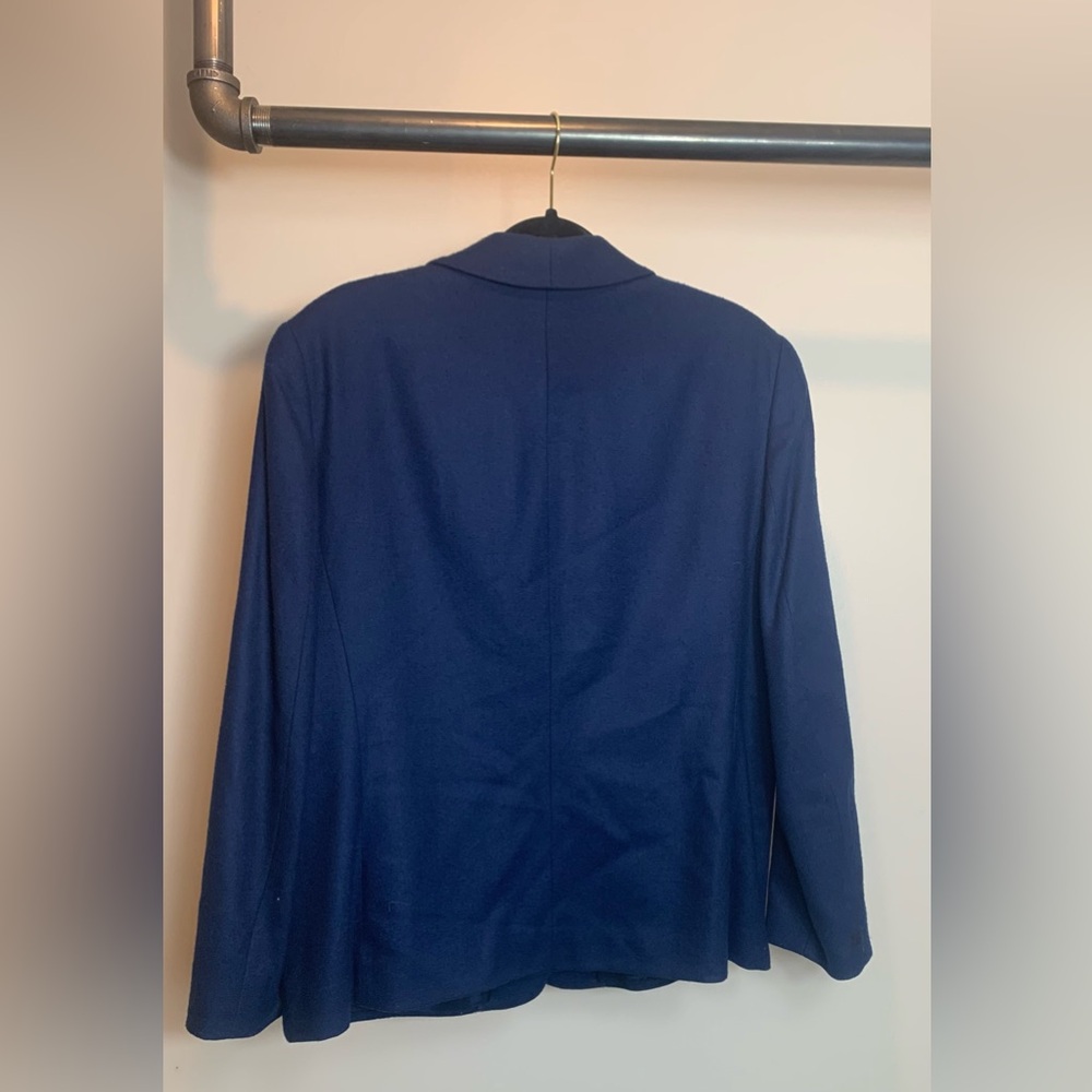 Pendleton Classic Wool Blazer Blue Lined Long Sle… - image 2